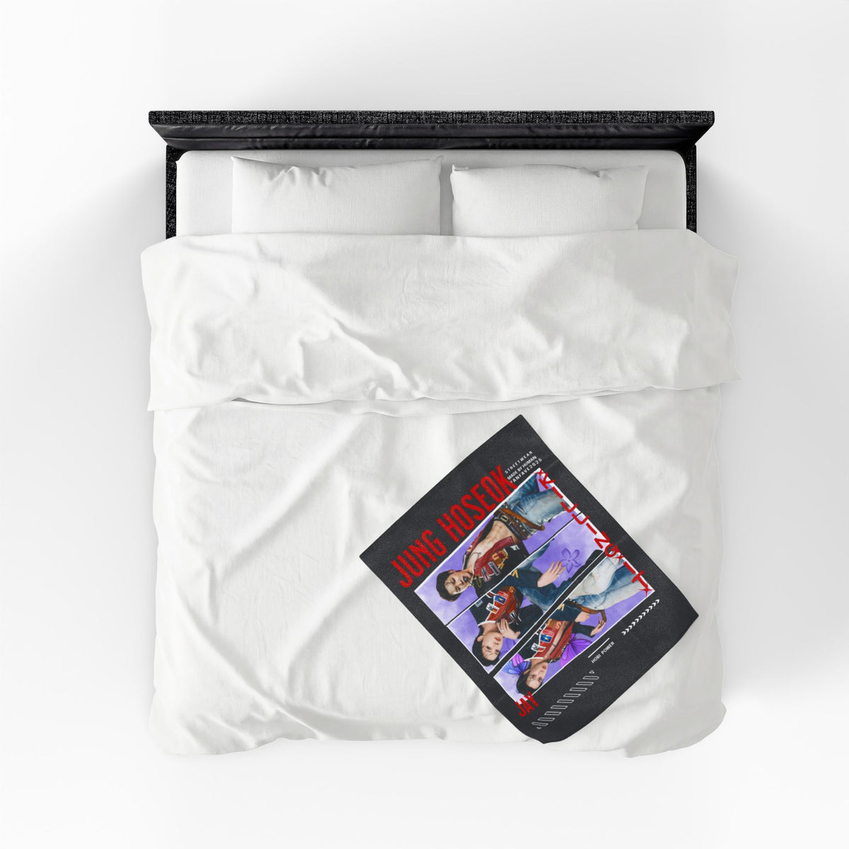 Jung Hoseok K-Pop Velveteen Plush Blanket — BTS J-Hope Fan Throw