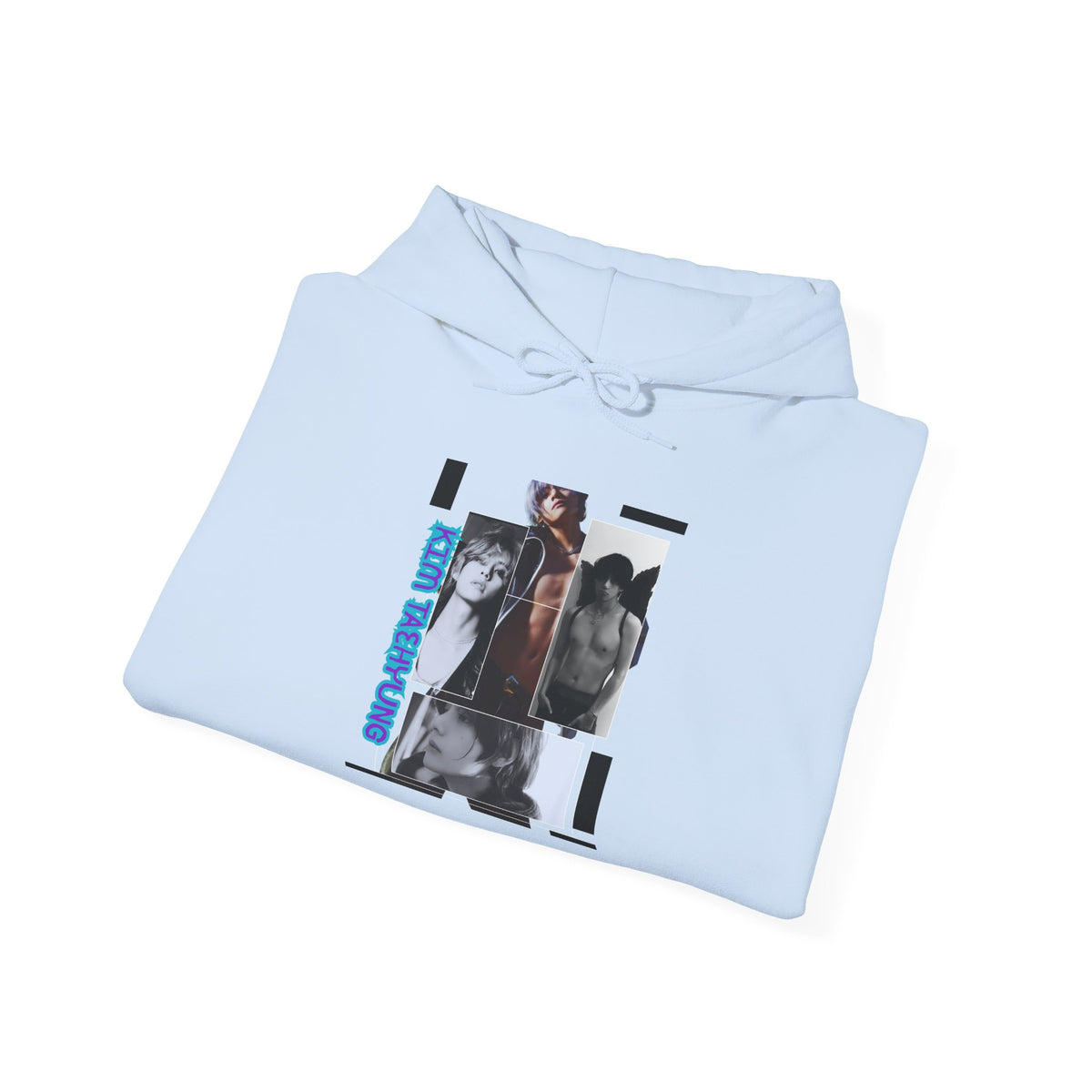 Graphic Hoodie — Photo Collage Streetwear "KIM TAEHYUNG"