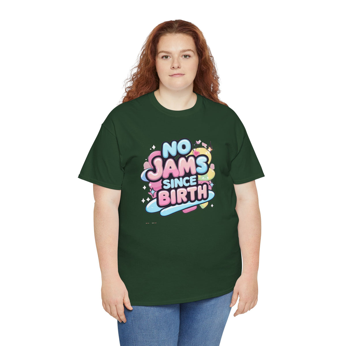 No Jams Since Birth T-Shirt — Cute Pastel Graphic Tee