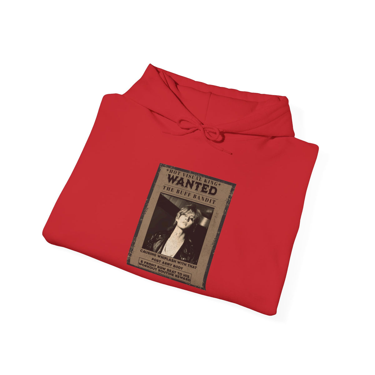 Vintage 'WANTED' Poster Hoodie — Retro V Design