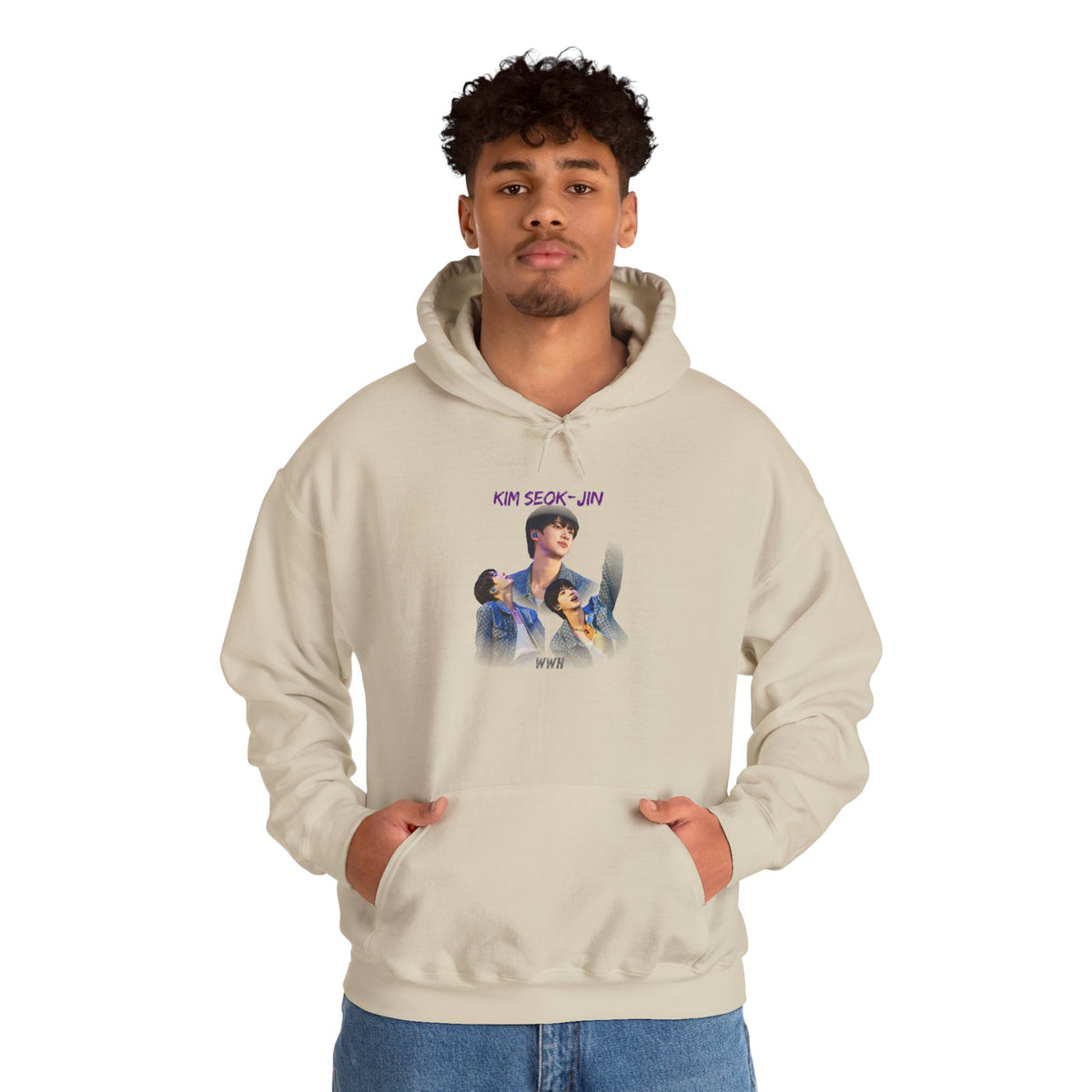 Kim Seok-jin (Jin) Photo Collage Hoodie — K-Pop Idol Fan Sweatshirt