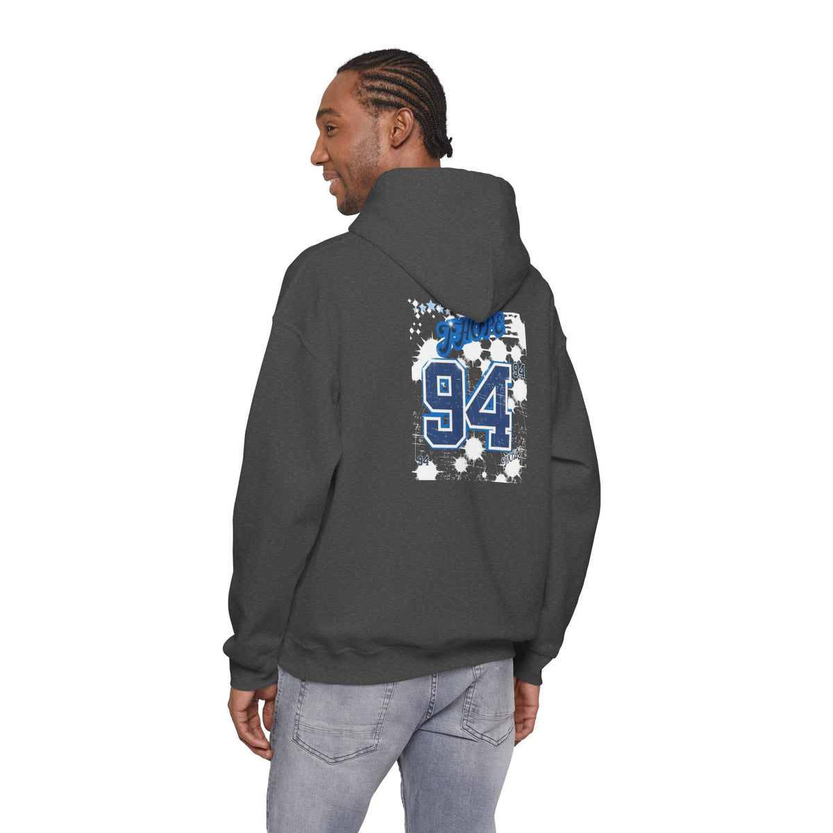 J-Hope 94 Blue Graphic Hoodie