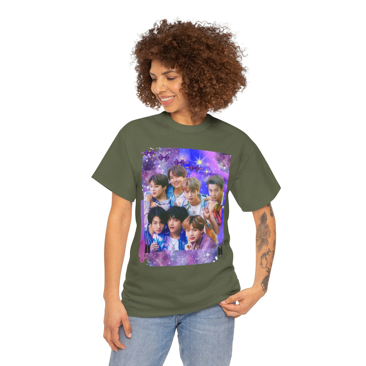 BTS Galaxy Photo Tee