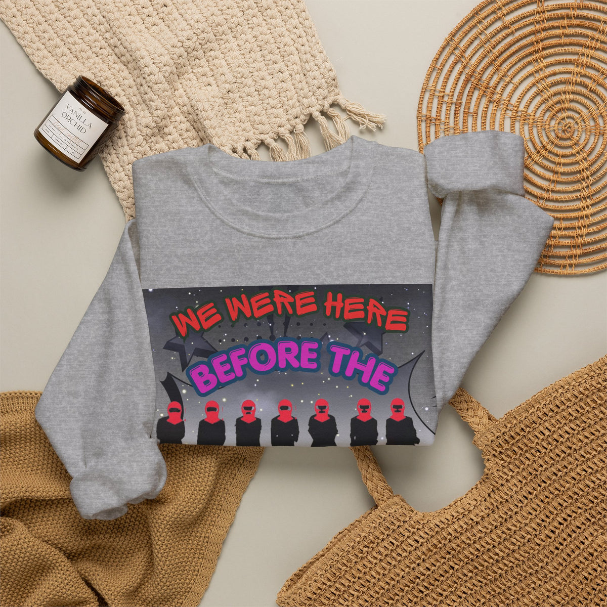 Crewneck Sweatshirt — BTS  the Comeback” Retro Pop Graphic