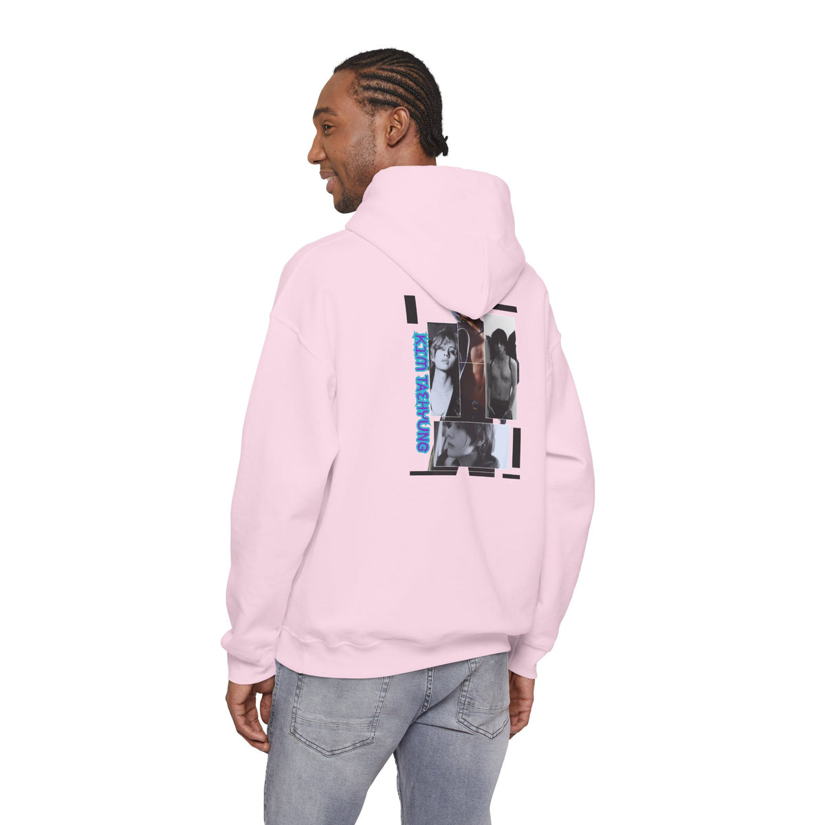 Graphic Hoodie — Photo Collage Streetwear "KIM TAEHYUNG"