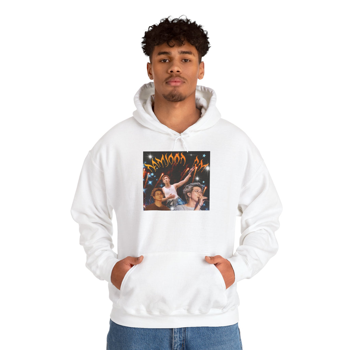 RM Photo Hoodie — Custom Back Number "94" Music Fan Pullover