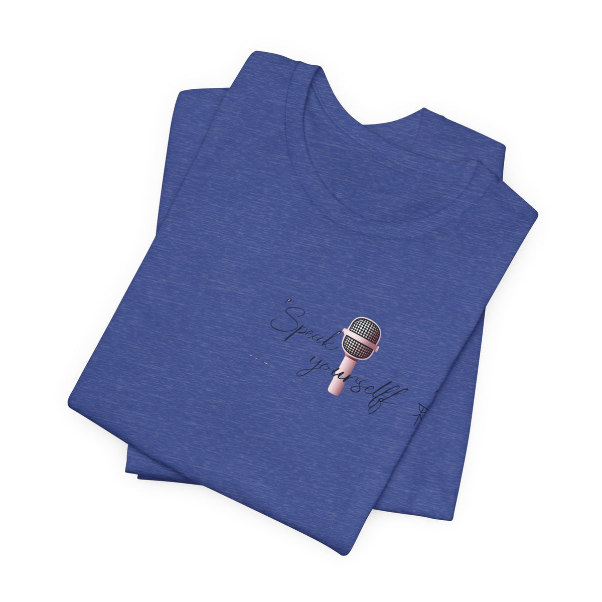 Microphone Graphic Tee — "Speak Your Truth" Short Sleeve T-Shirt