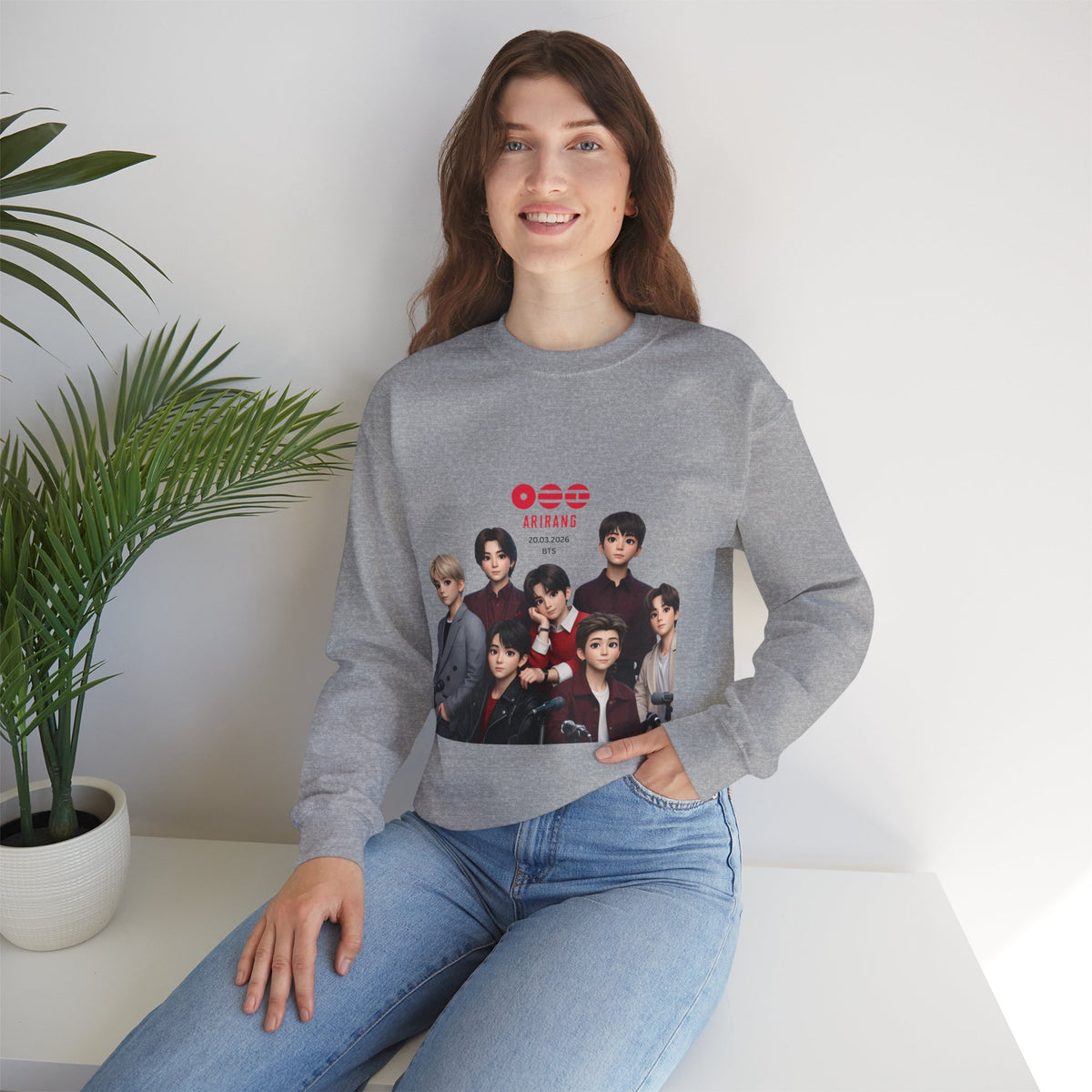 BTS GROUP Photo Crewneck Sweatshirt