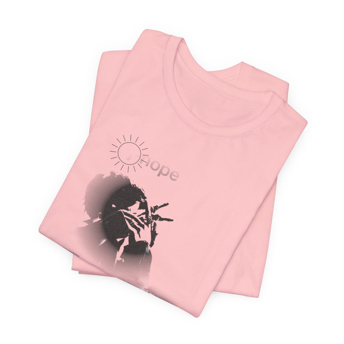 J HOPE T-Shirt — Grunge Black & White Band Photo Tee (Hope)