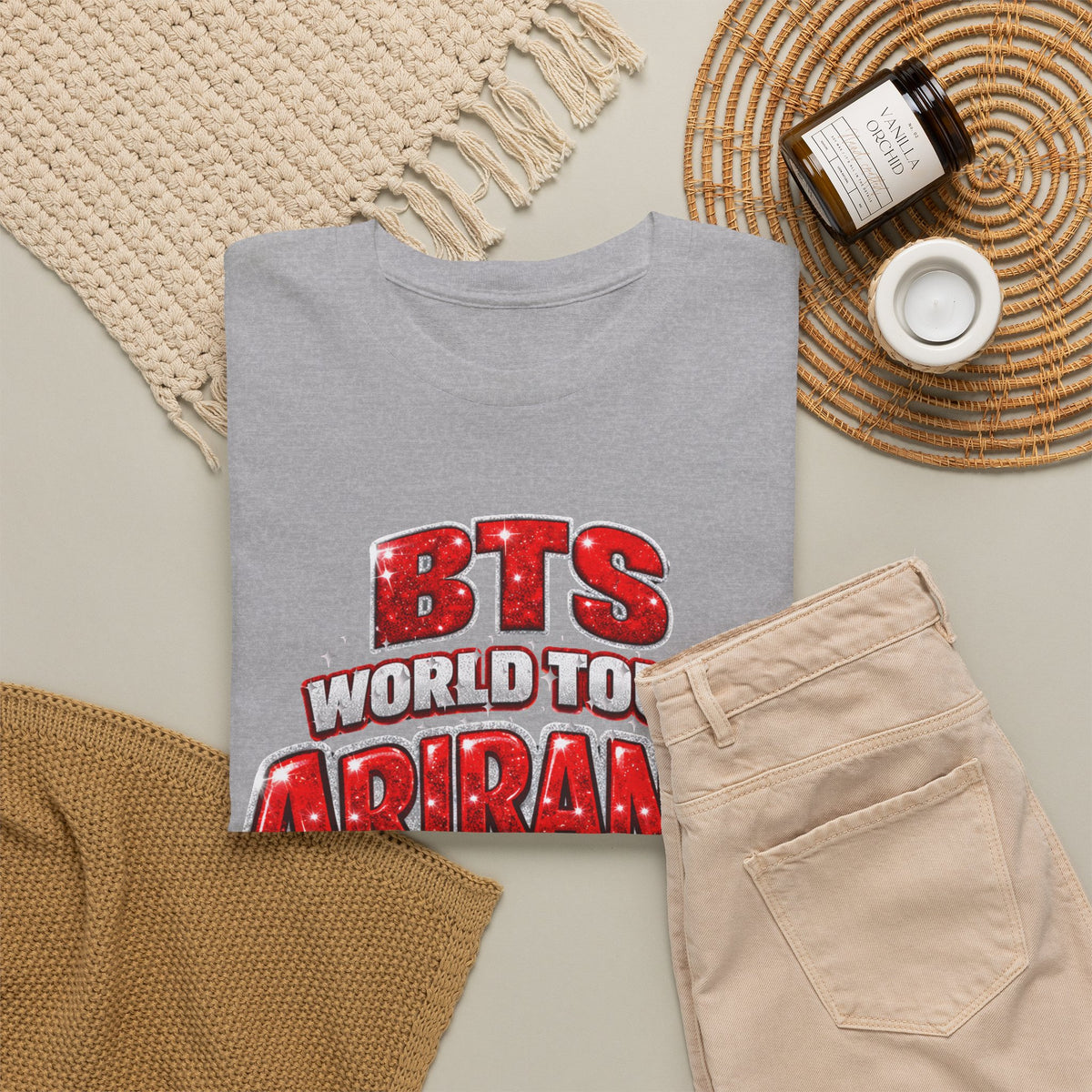 BTS World Tour 'Arirang' T-Shirt —BTS  K-Pop Concert Tee