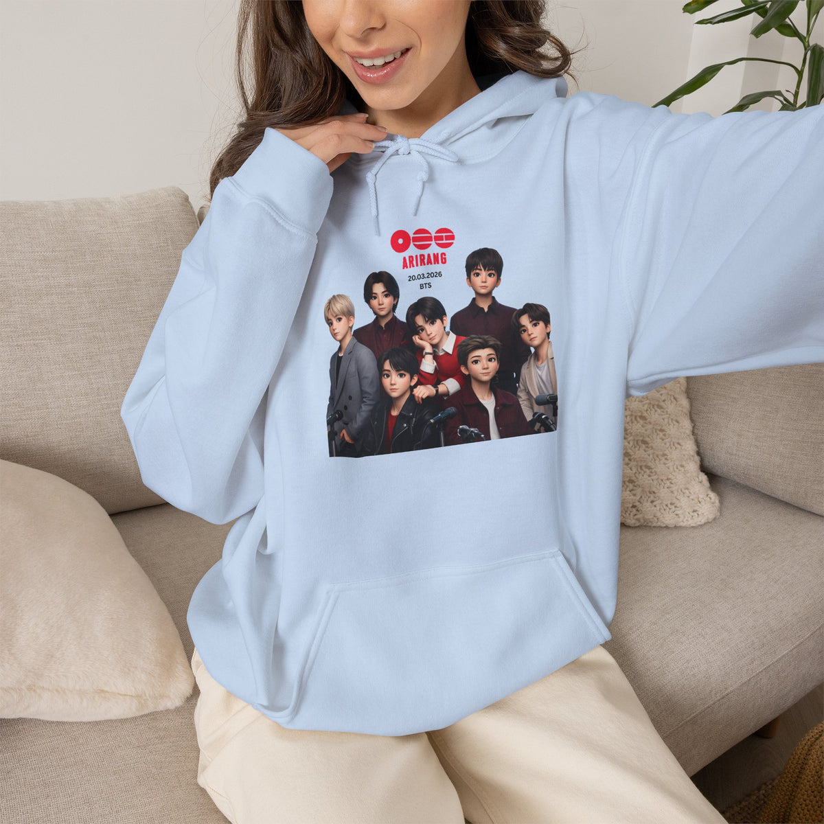 BTS K-Pop Group Photo Hoodie —  Tour Hoodie