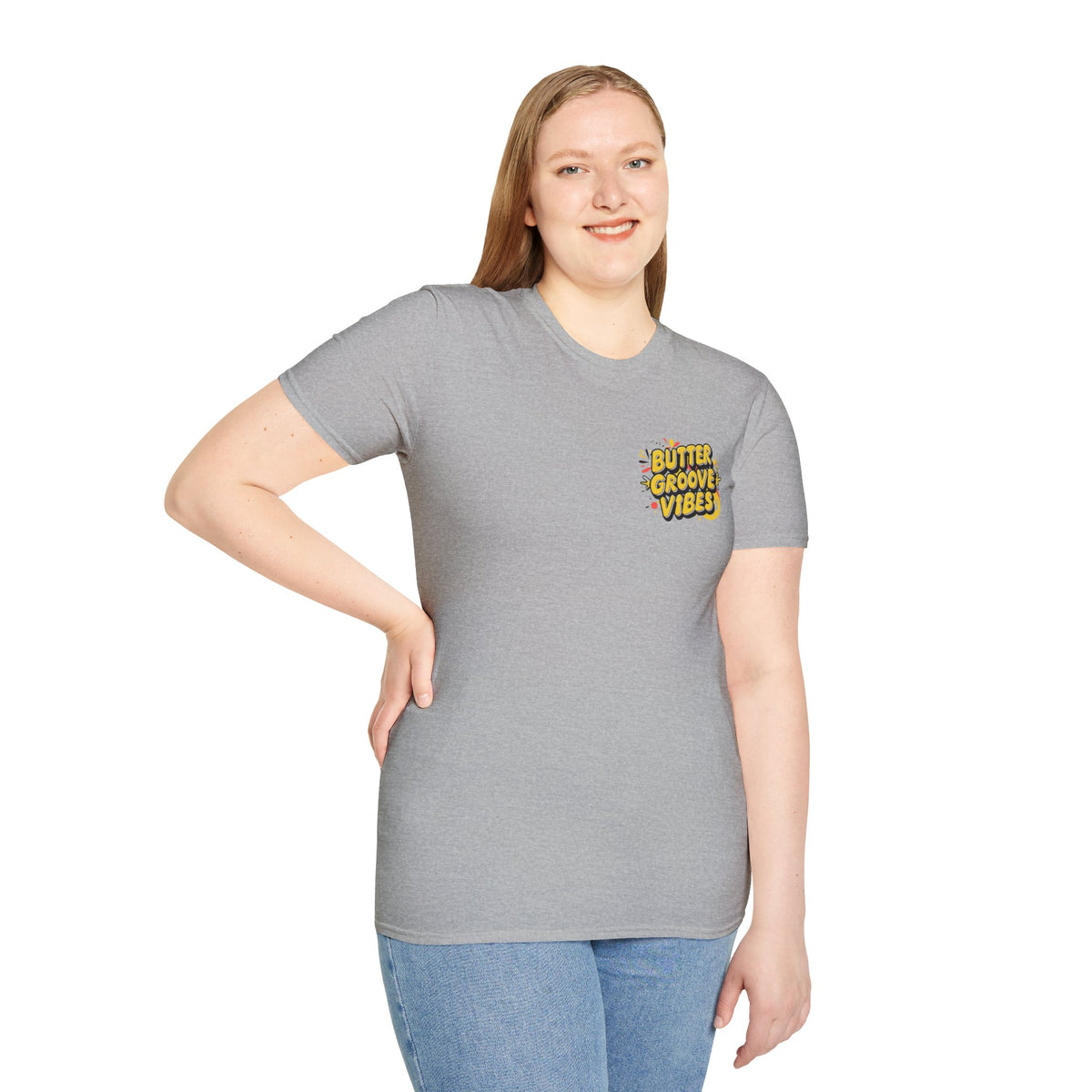T-Shirt — "Butter Groove Vibes" Retro Graphic Tee