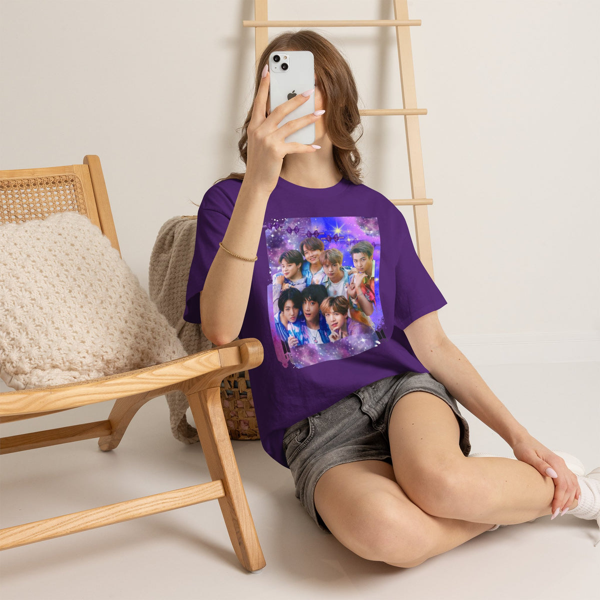 BTS Galaxy Photo Tee