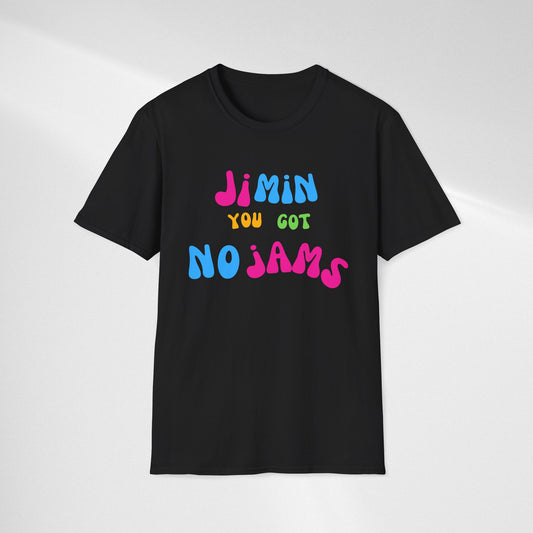 Jimin "You Got No Jams" Graphic T-Shirt — Colorful K-Pop Fan Tee