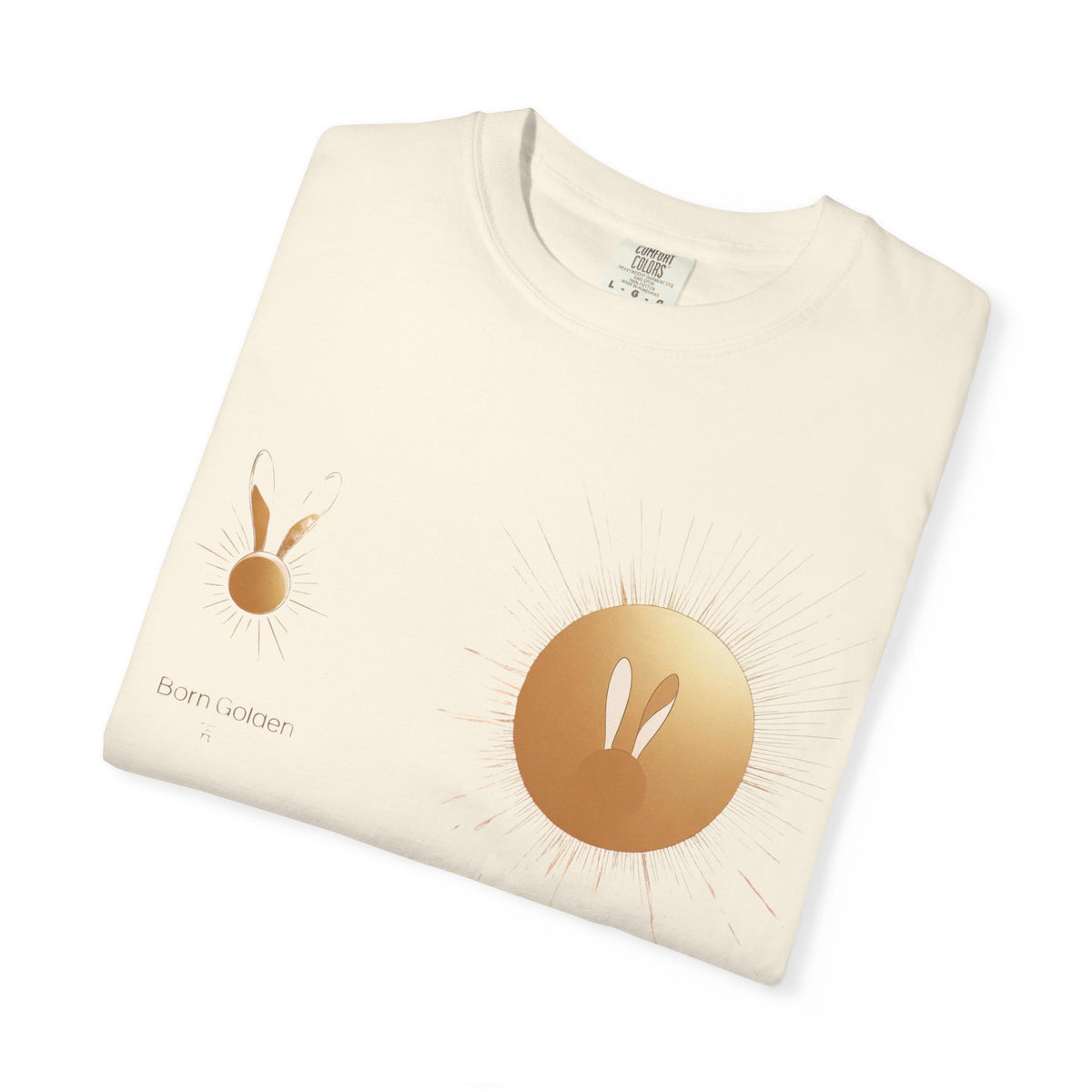 JK Gold Bunny Minimalist T-Shirt