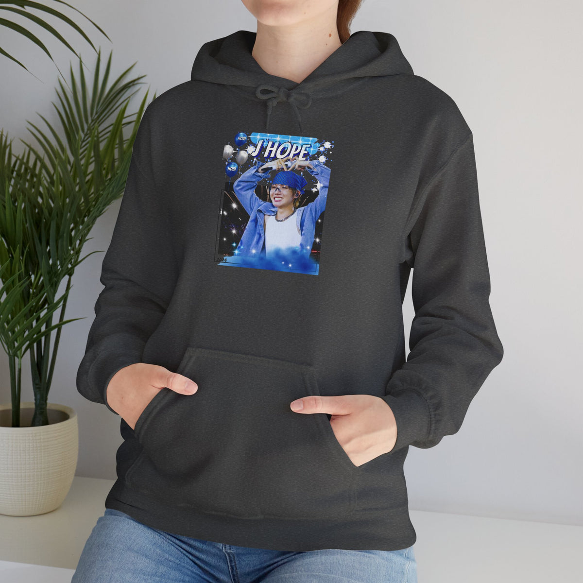 J-Hope 94 Blue Graphic Hoodie