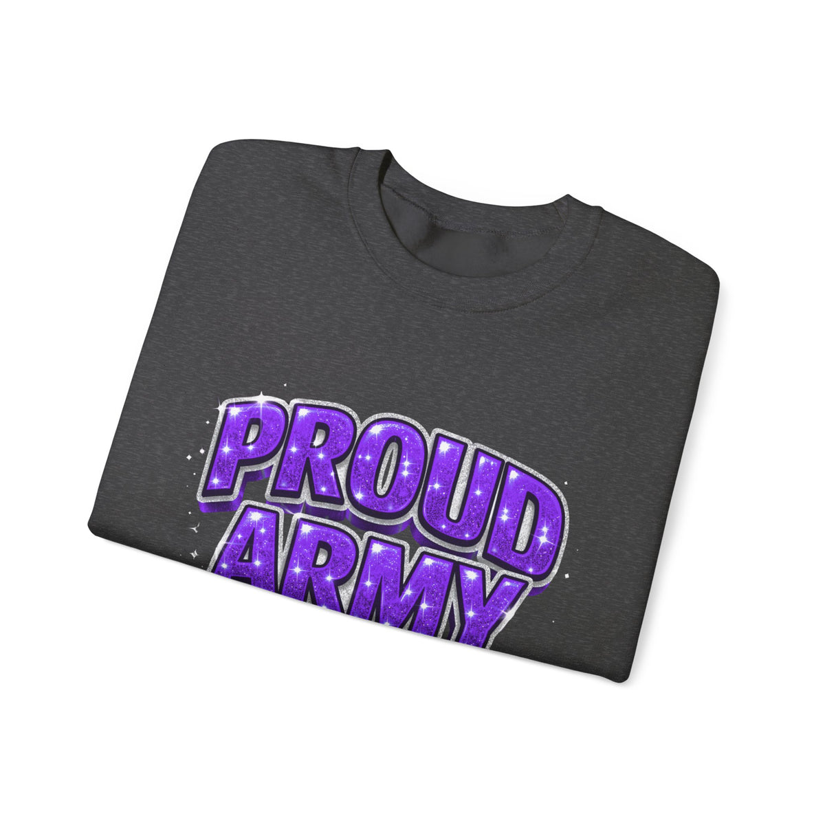 Proud Army Crewneck Sweatshirt — Support Pullover