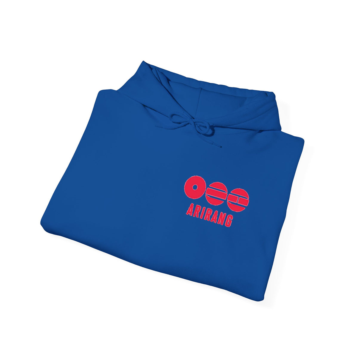 Arirang Logo Hoodie — Minimal BTS Inspired White Pullover
