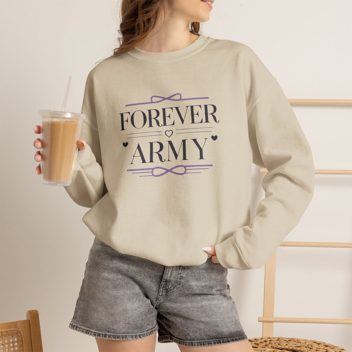 Forever Army Crewneck Sweatshirt
