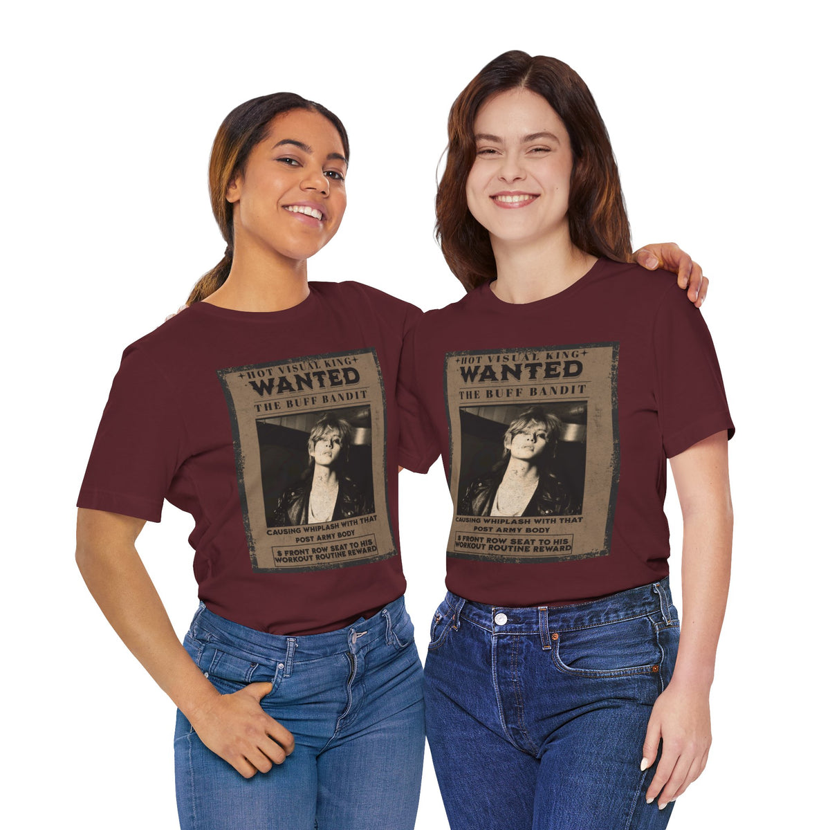 T-Shirt - 'WANTED: The Buff Bandit' Vintage Poster Tee