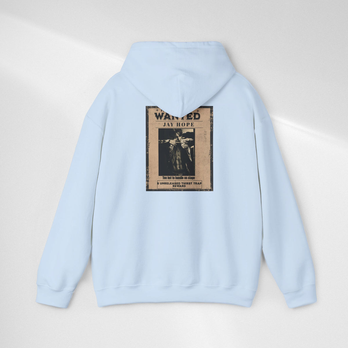Wanted Poster Hoodie - Vintage 'WANTED: Jay Hope' Graphic Sweatshirt