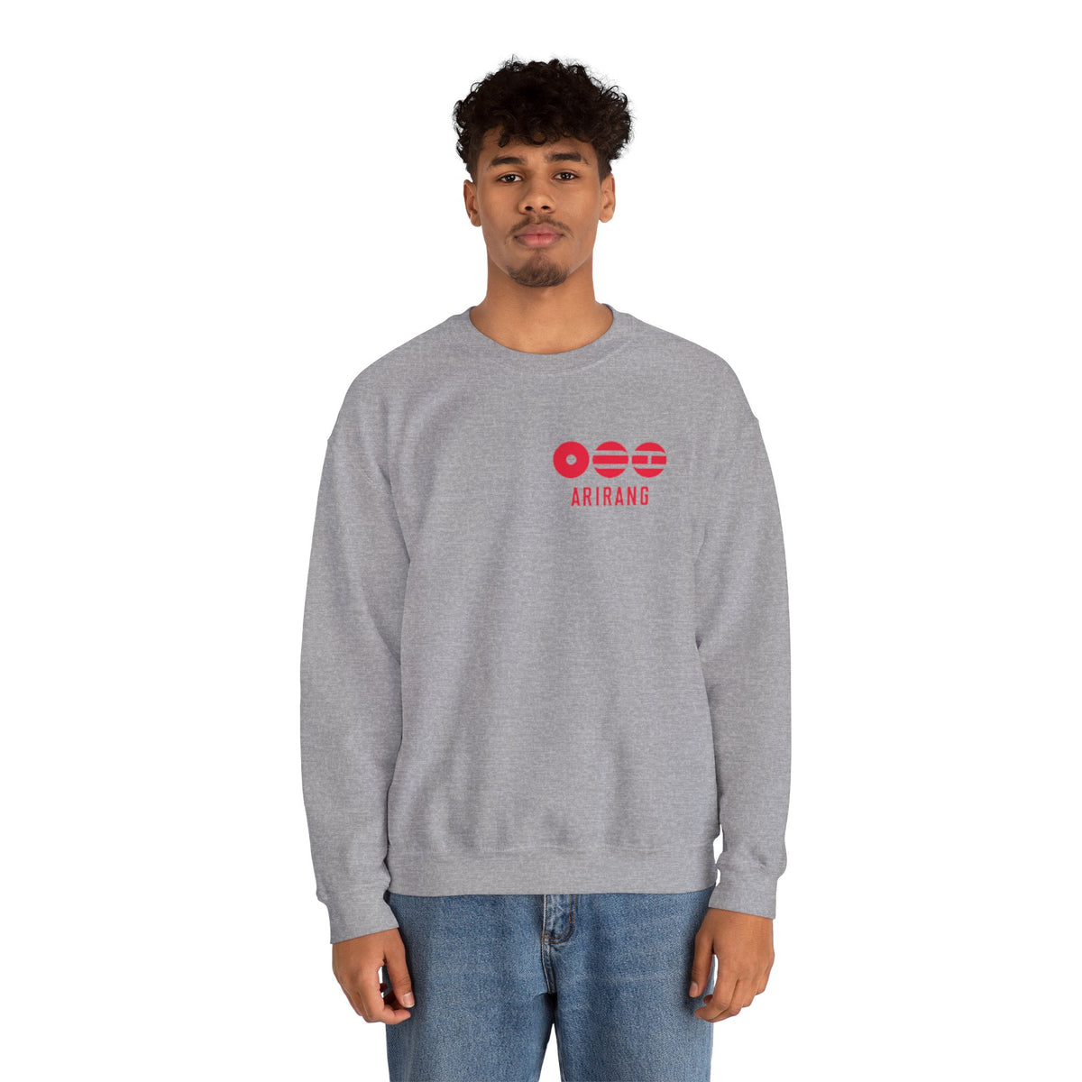 Arirang Minimalist Crewneck Sweatshirt — BTS Music
