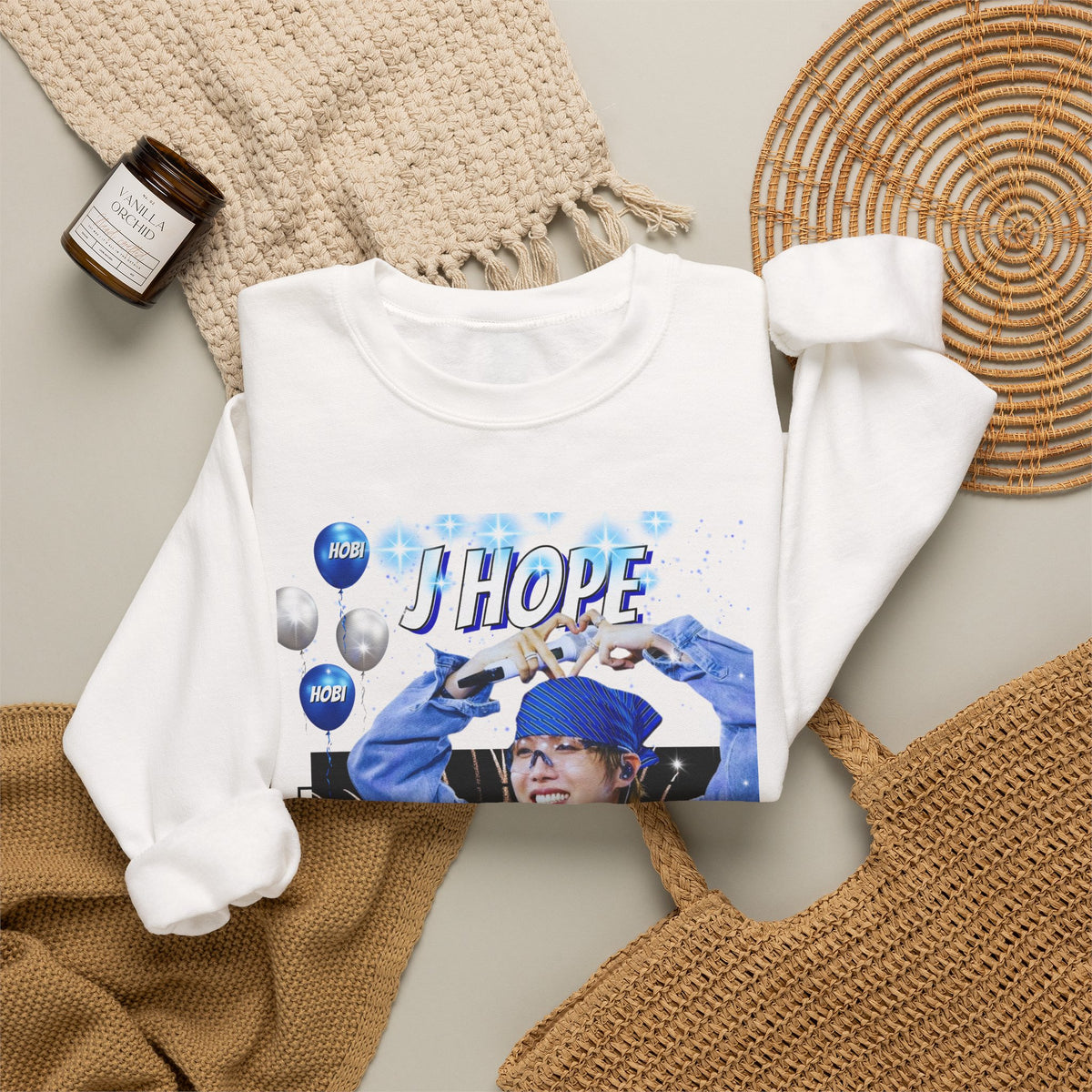 J-Hope 94 Photo Crewneck Sweatshirt — K-Pop BTS Fan Pullover