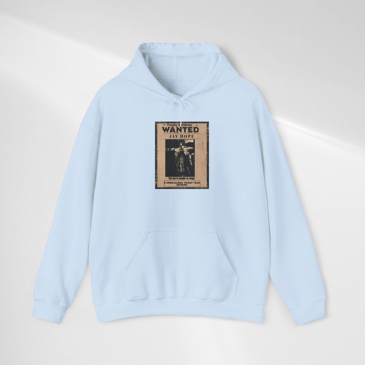 Wanted Poster Hoodie - Vintage 'WANTED: Jay Hope' Graphic Sweatshirt