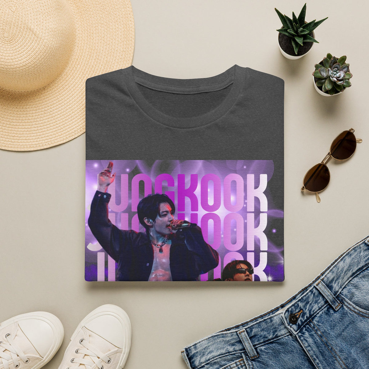 Jungkook 97 Fan Tee — Purple K-Pop BTS T-Shirt