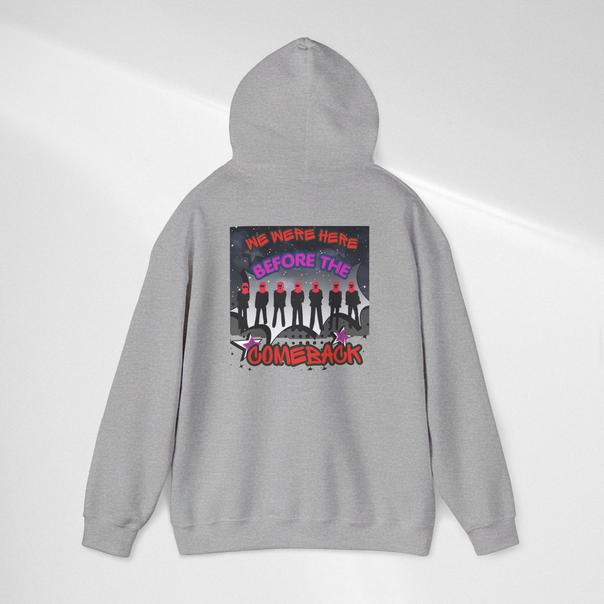 Hoodie — BTS  The Comeback" Retro Space Silhouette Hoodie