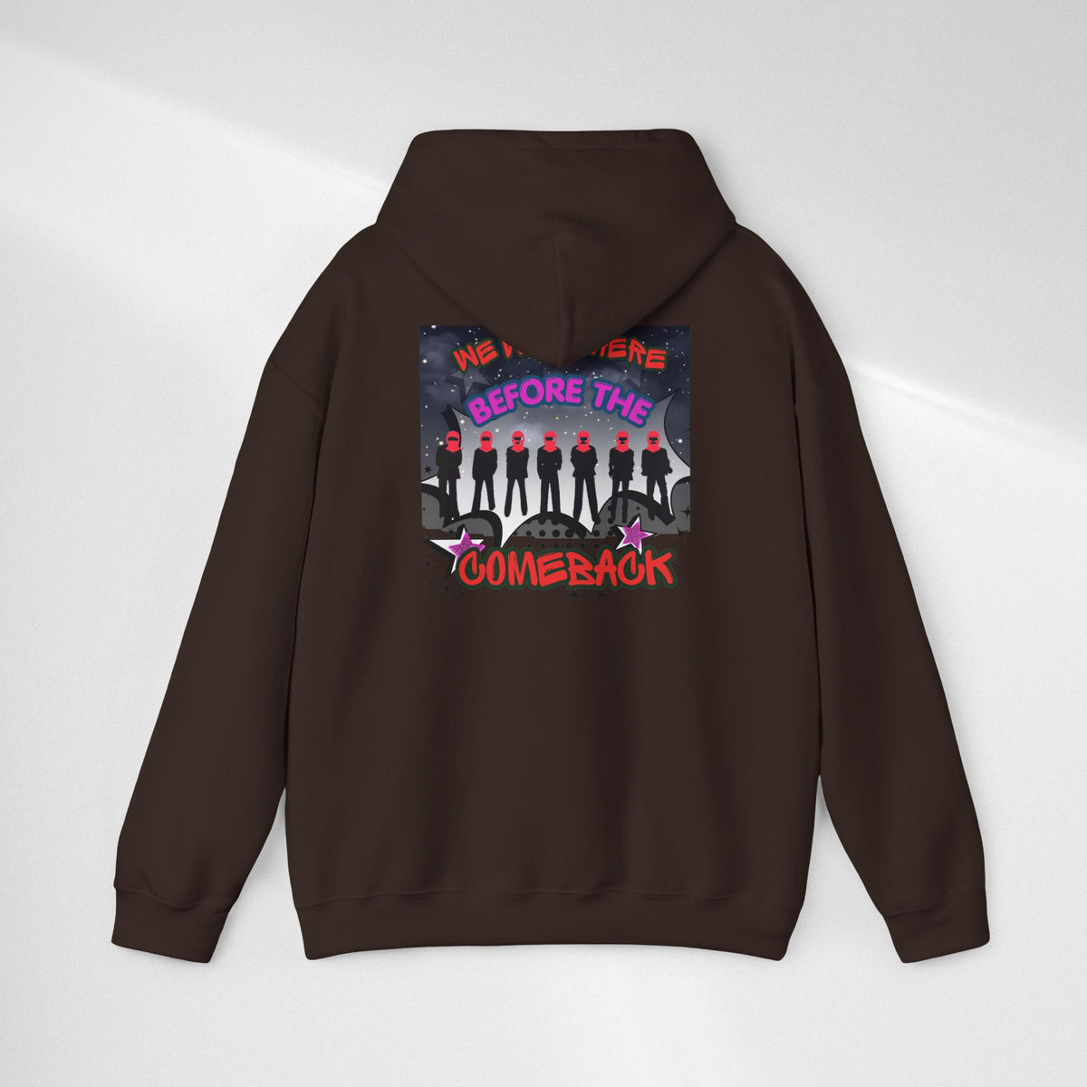 Hoodie — BTS  The Comeback" Retro Space Silhouette Hoodie