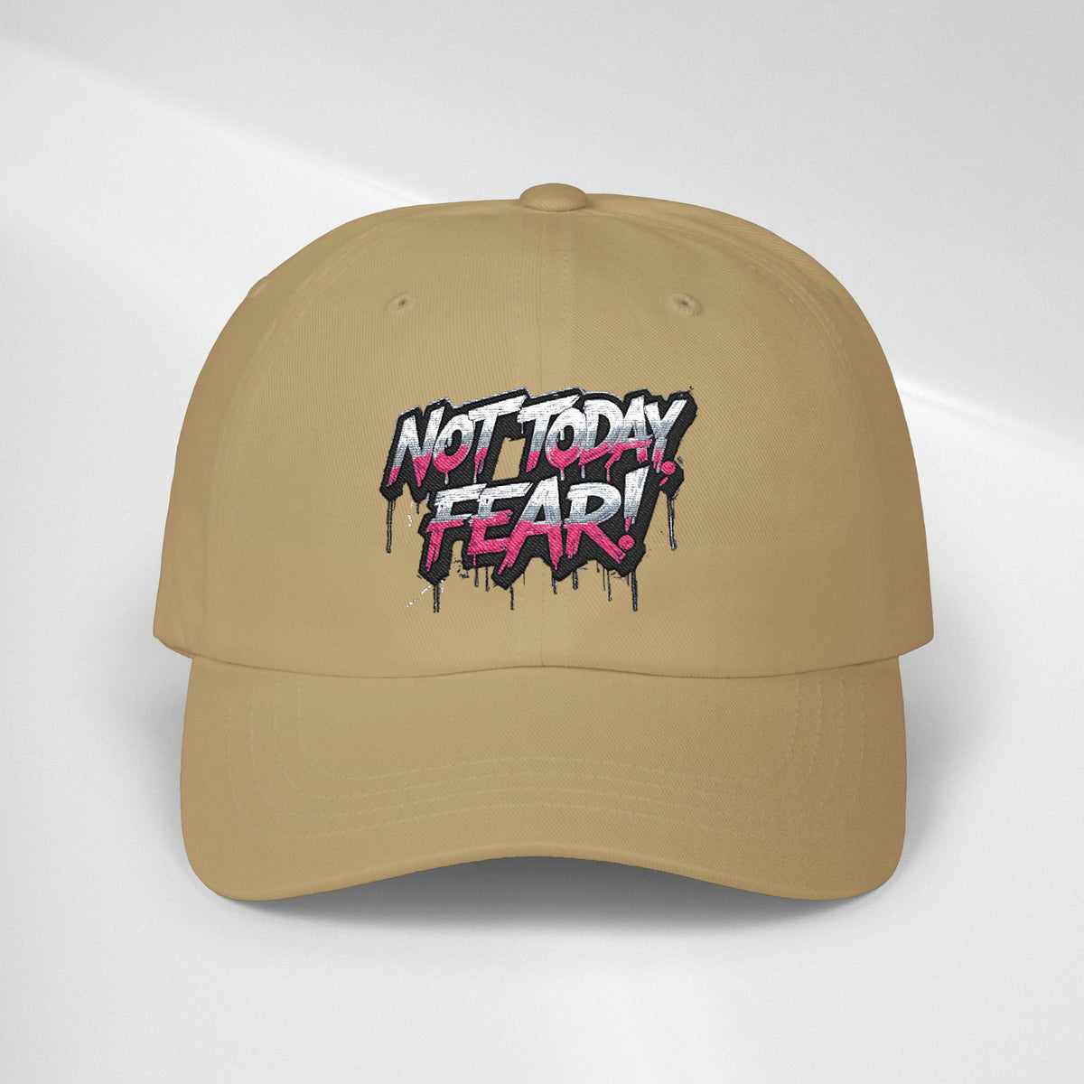 BTS Cap — "Not Today Fear" Embroidered Streetwear Hat