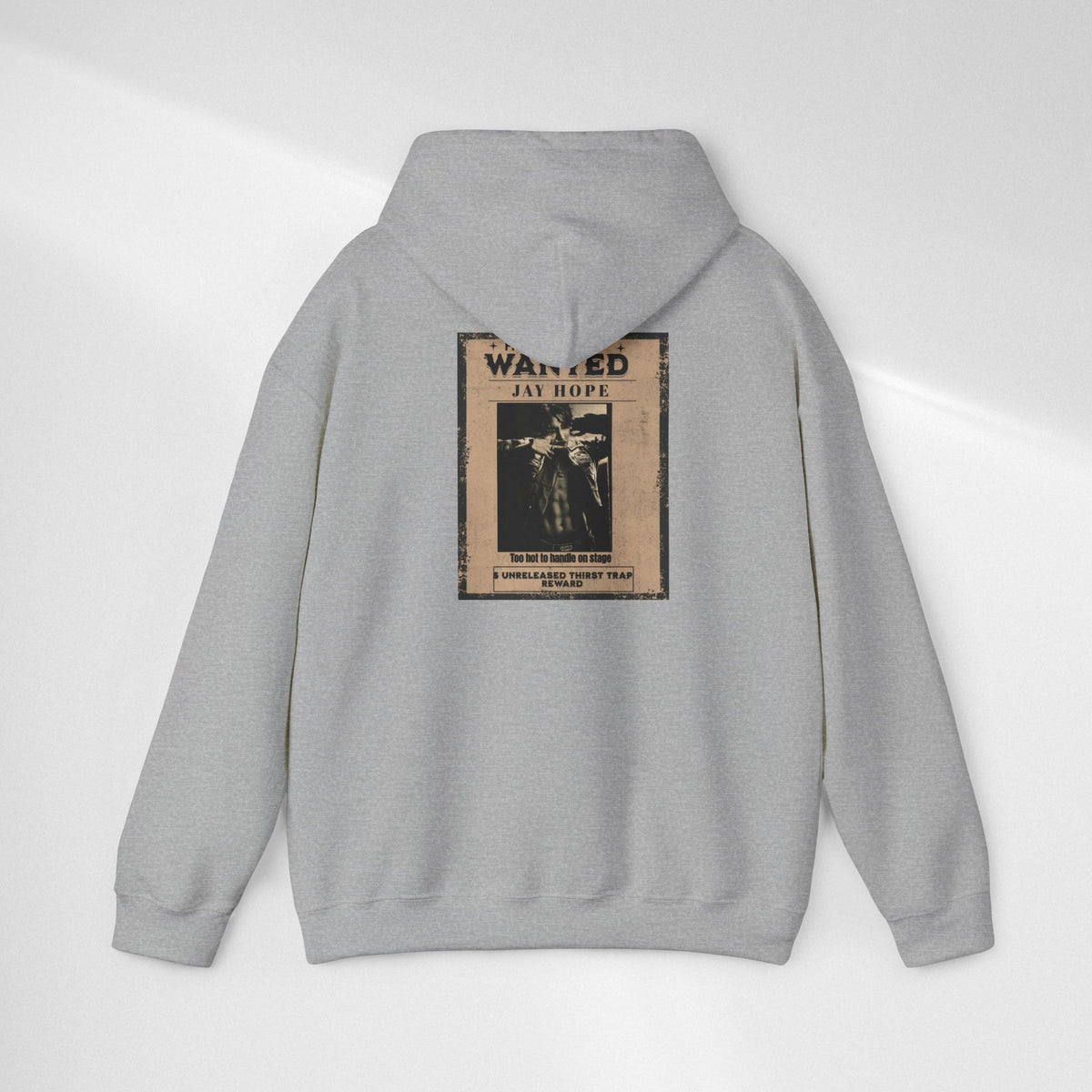 Wanted Poster Hoodie - Vintage 'WANTED: Jay Hope' Graphic Sweatshirt