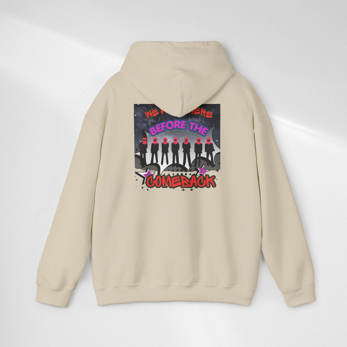 Hoodie — BTS  The Comeback" Retro Space Silhouette Hoodie