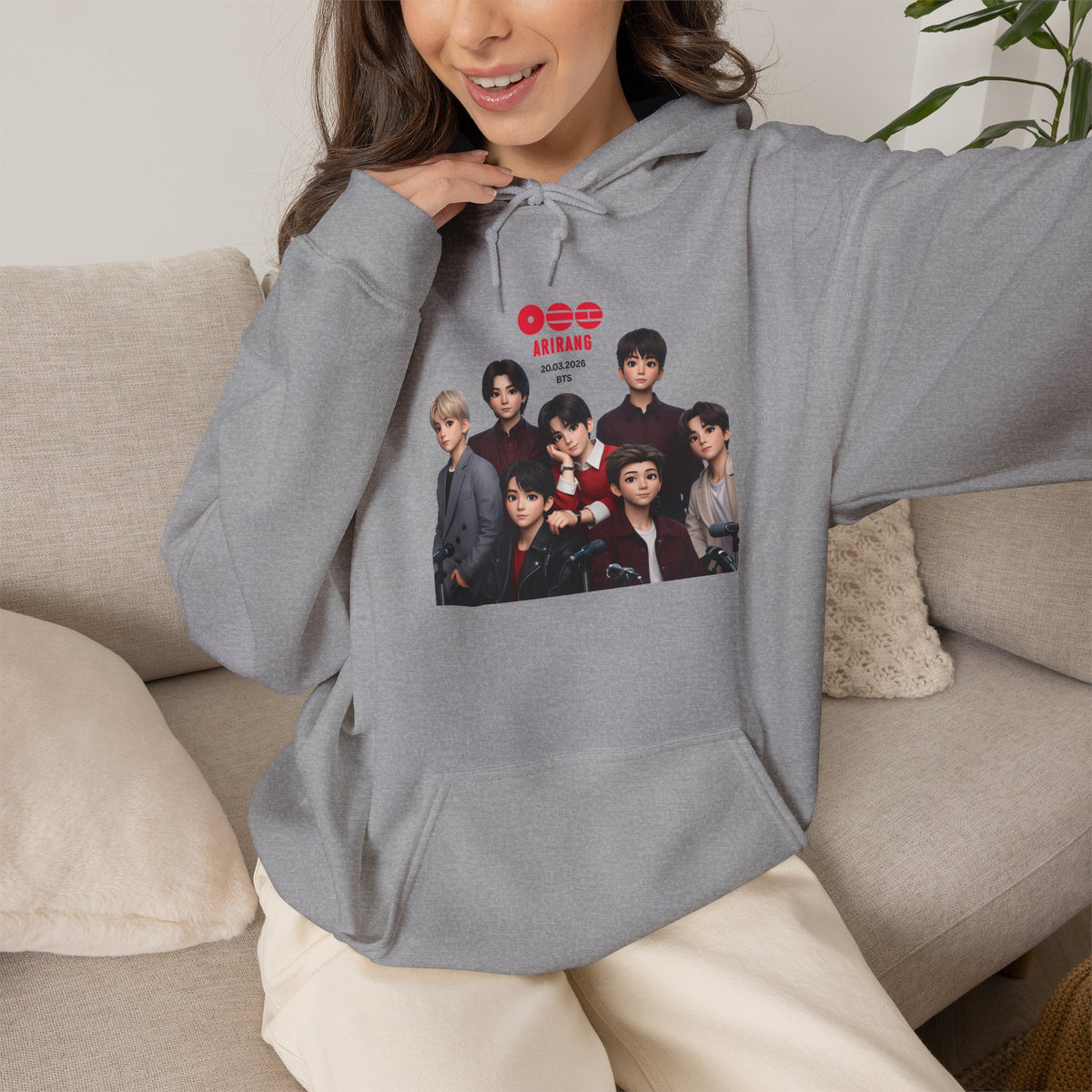 BTS K-Pop Group Photo Hoodie —  Tour Hoodie