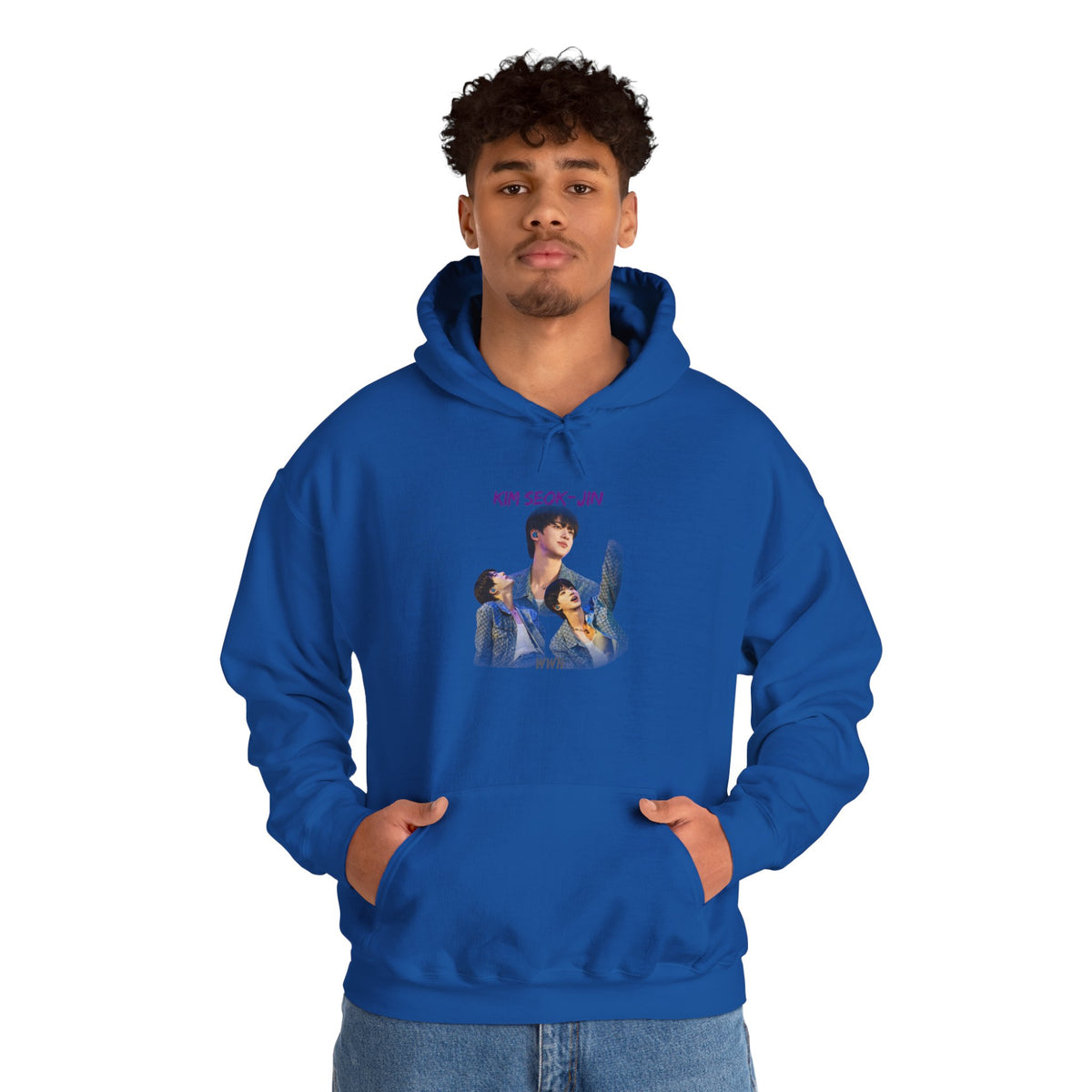 Kim Seok-jin (Jin) Photo Collage Hoodie — K-Pop Idol Fan Sweatshirt