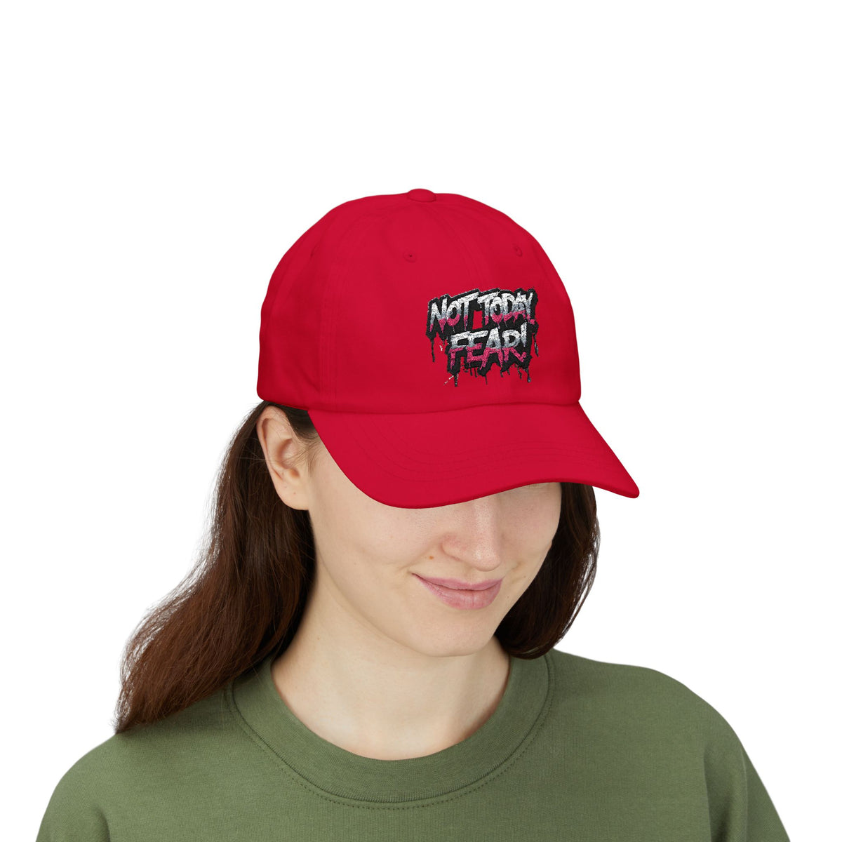 BTS Cap — "Not Today Fear" Embroidered Streetwear Hat