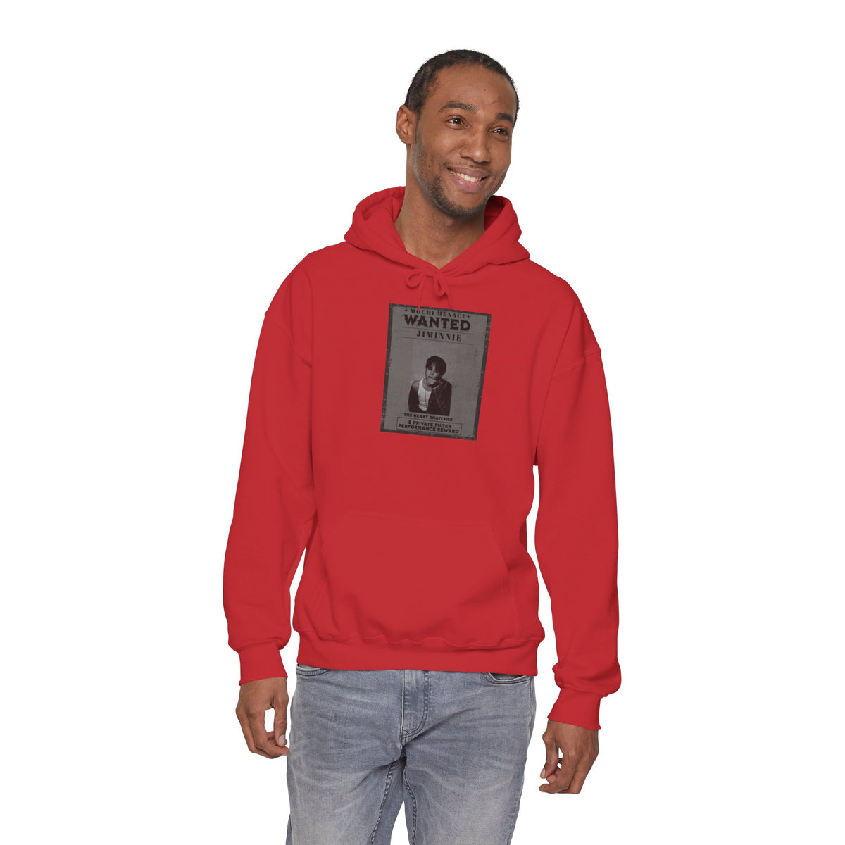 Jimmie Hoodie — "WANTED: Amnesie" Vintage Poster Graphic Hoodie