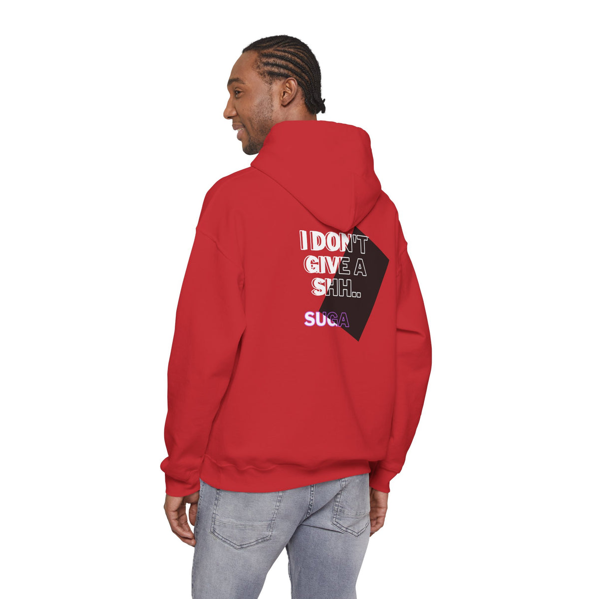 Graphic Hoodie — "I Don't Give a Sh... Suga" Bold Streetwear Pullover