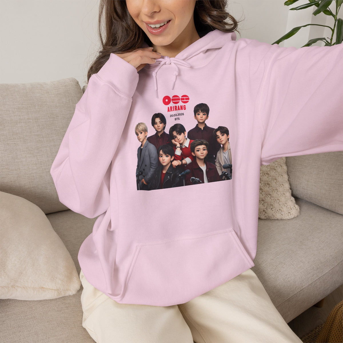 BTS K-Pop Group Photo Hoodie —  Tour Hoodie