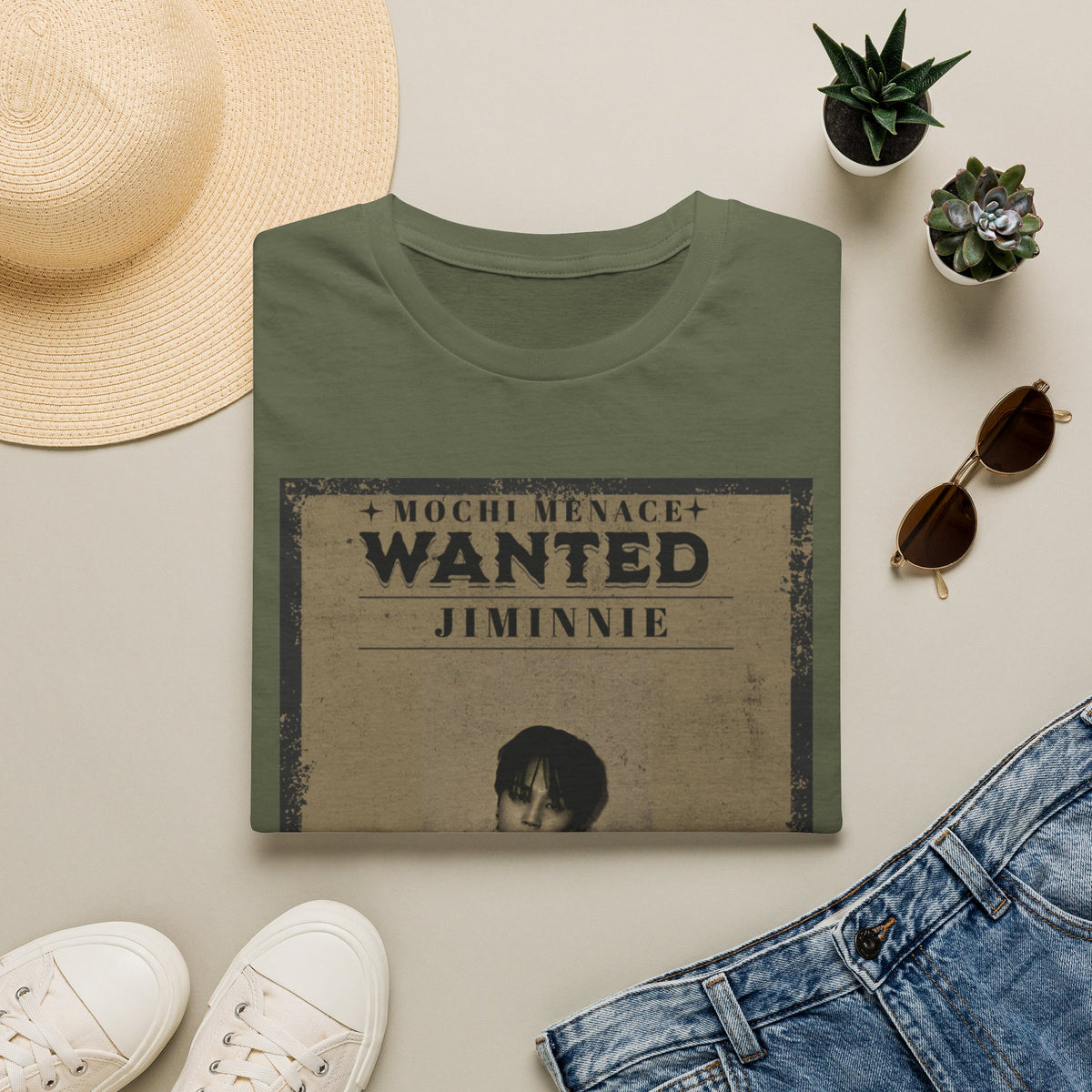 Wanted 'Jimmie' Graphic T‑Shirt — Mochi Menace Vintage Poster Tee