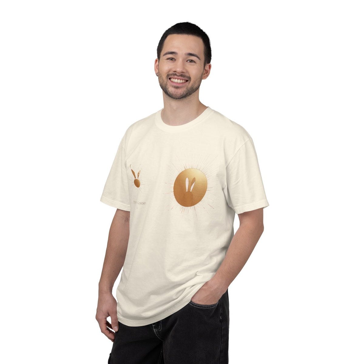 JK Gold Bunny Minimalist T-Shirt