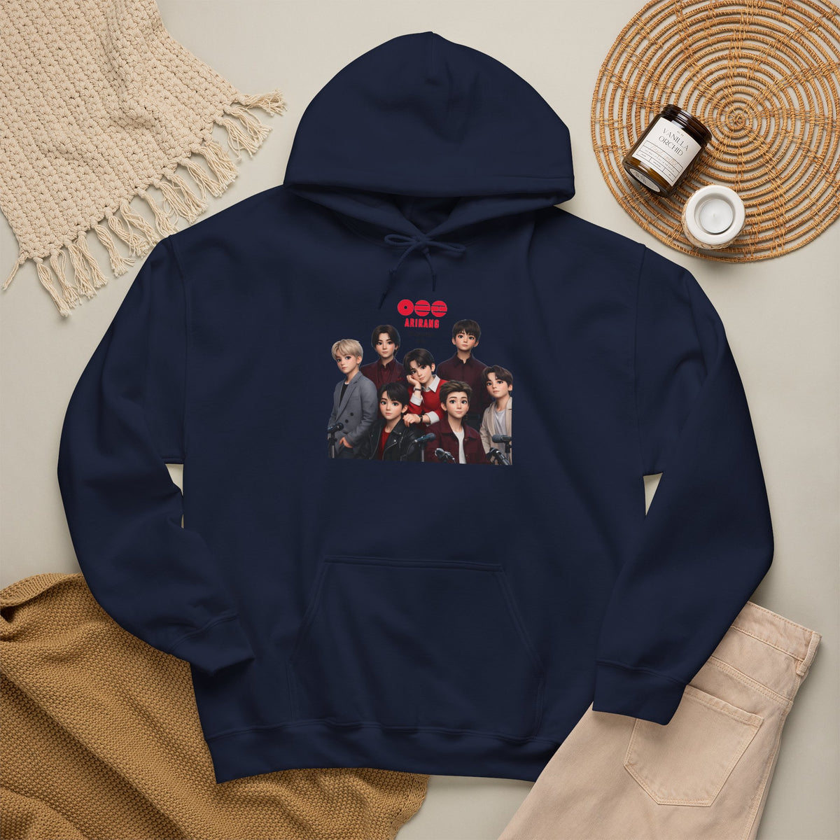 BTS K-Pop Group Photo Hoodie —  Tour Hoodie