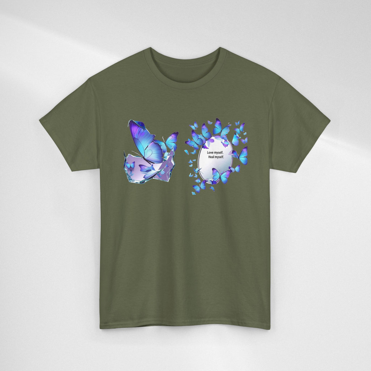 Butterfly Graphic Tee — BTS  Butterflies 'Beautiful' Design