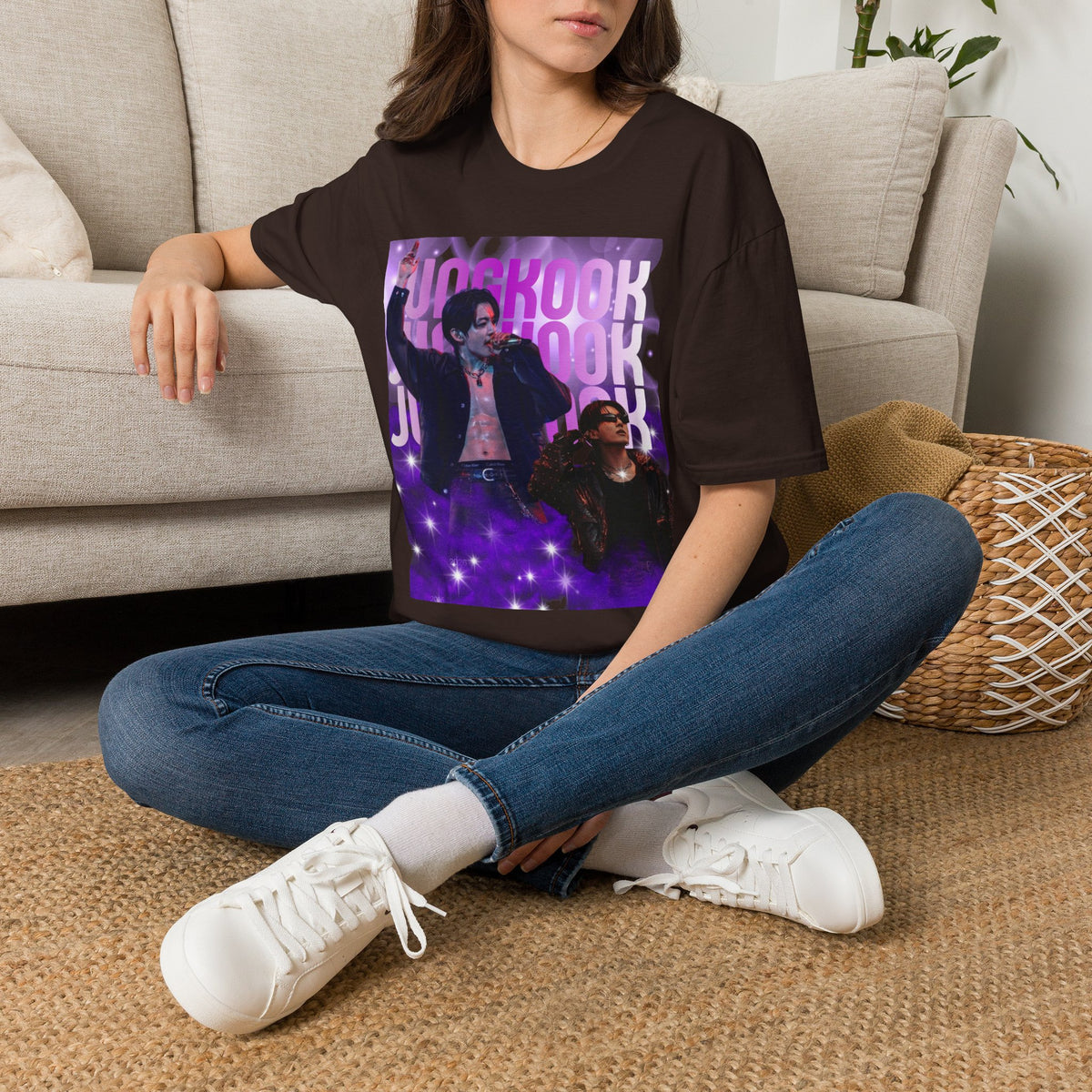 Jungkook 97 Fan Tee — Purple K-Pop BTS T-Shirt