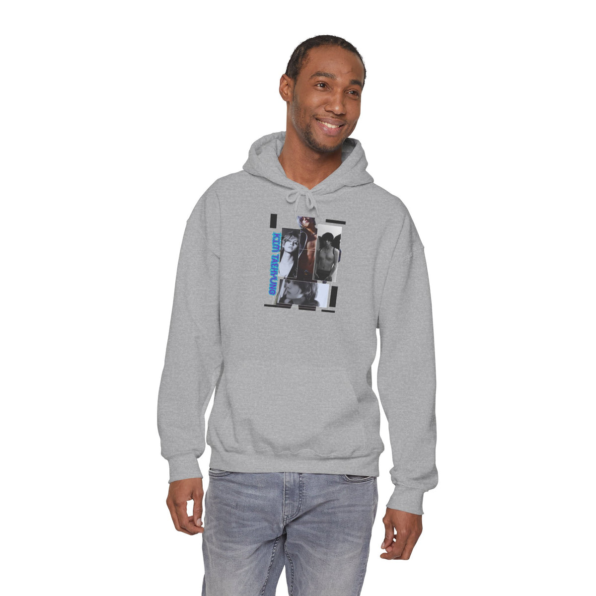 Graphic Hoodie — Photo Collage Streetwear "KIM TAEHYUNG"