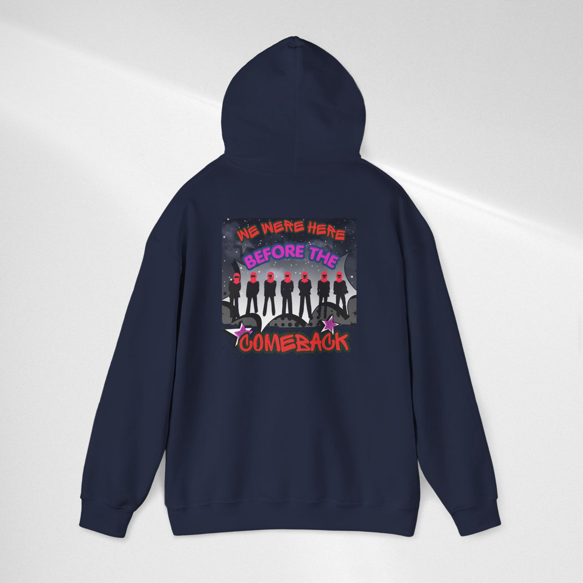 Hoodie — BTS  The Comeback" Retro Space Silhouette Hoodie