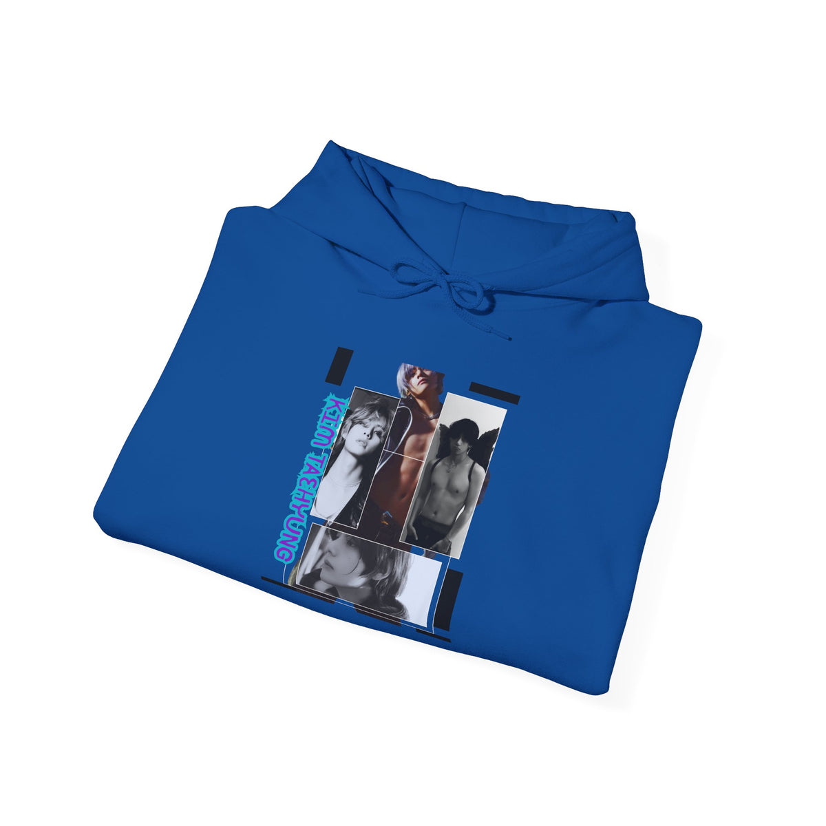 Graphic Hoodie — Photo Collage Streetwear "KIM TAEHYUNG"
