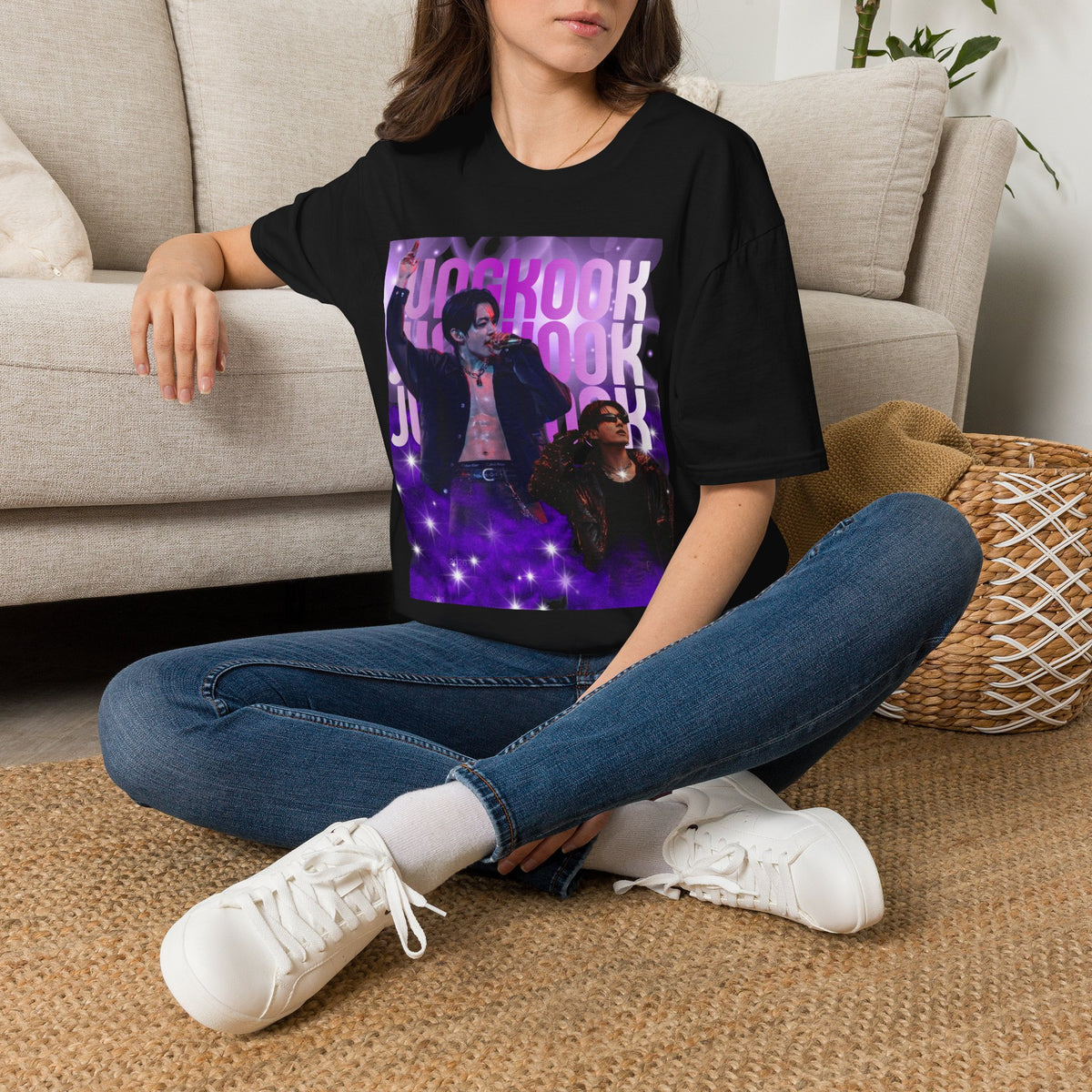 Jungkook 97 Fan Tee — Purple K-Pop BTS T-Shirt