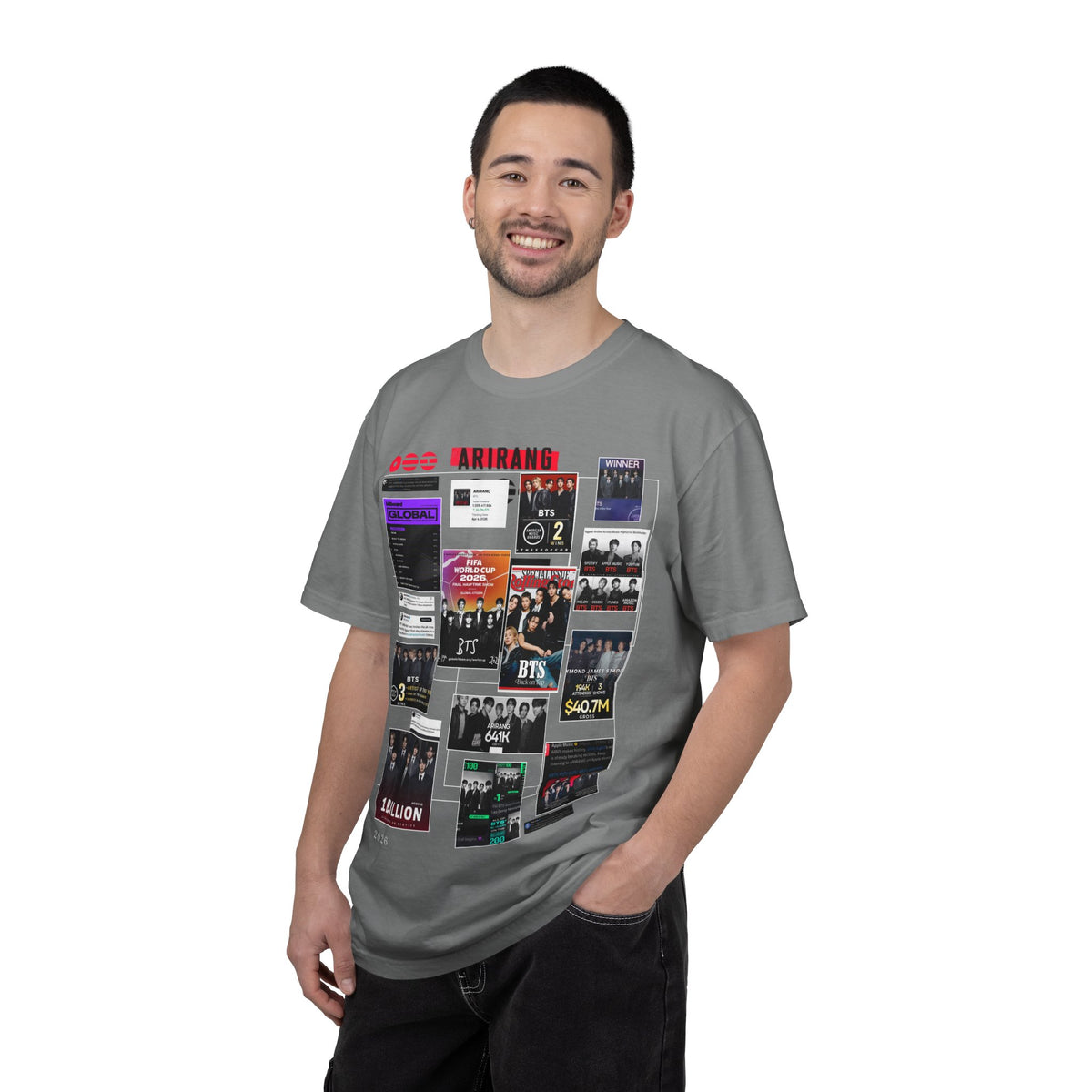 BTS Wins Collage T-Shirt — BTS Moments Graphic Tee